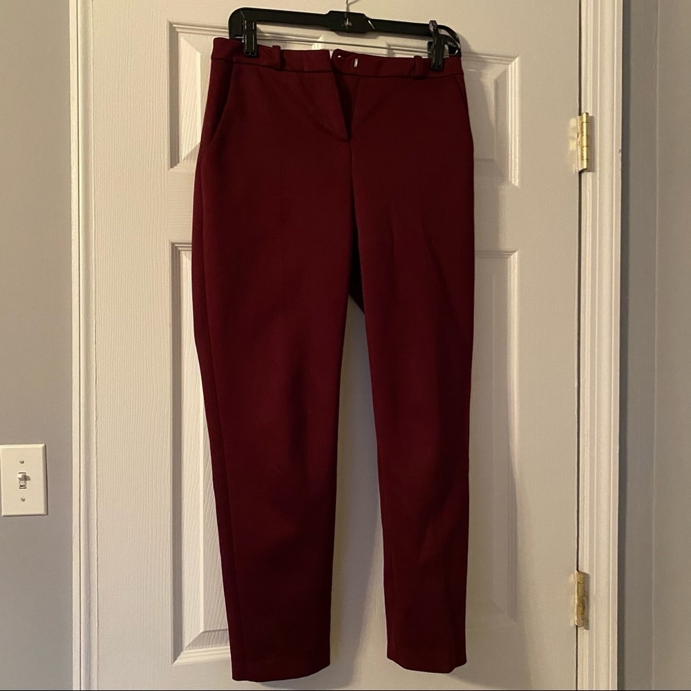 Topshop red pants, Size 2